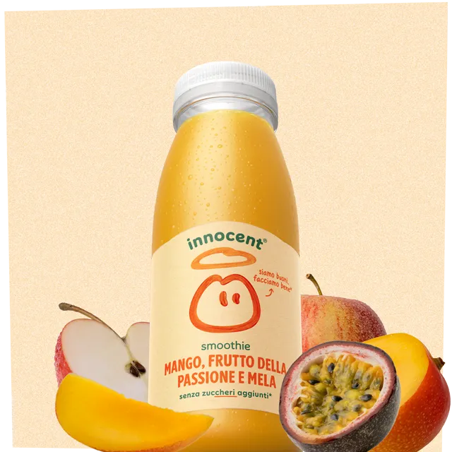 innocent mango, frutto della passione & mela smoothie